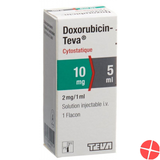 Doxorubicin Teva 10mg/5ml Durchstechflasche 5ml