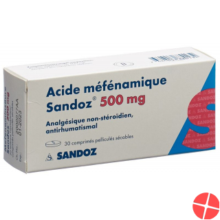 Mefenaminsäure Sandoz 500mg Teilbar 30 Stück Mefenaminsäure Sandoz 500mg Teilbar 30 Stück