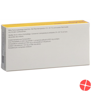 Co Amoxicillin Helvepharm Filmtabletten 625mg 10 Stück Co Amoxicillin Helvepharm Filmtabletten 625mg 10 Stück