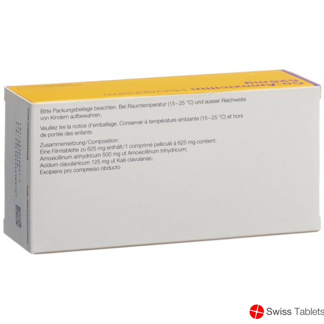 Co-amoxicillin Zentiva Filmtabletten 625mg 20 Stück buy online