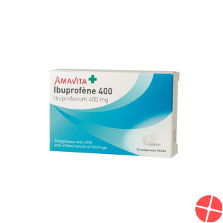 Amavita Ibuprofen Filmtabletten 400mg 10 Stück Amavita Ibuprofen Filmtabletten 400mg 10 Stück