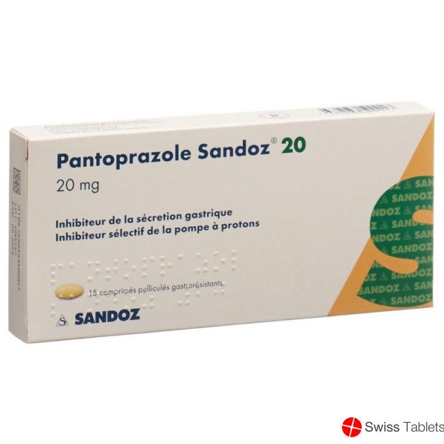 Pantoprazol Sandoz Tabletten 20mg 15 Stück buy online