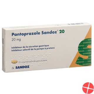 Pantoprazol Sandoz Tabletten 20mg 30 Stück