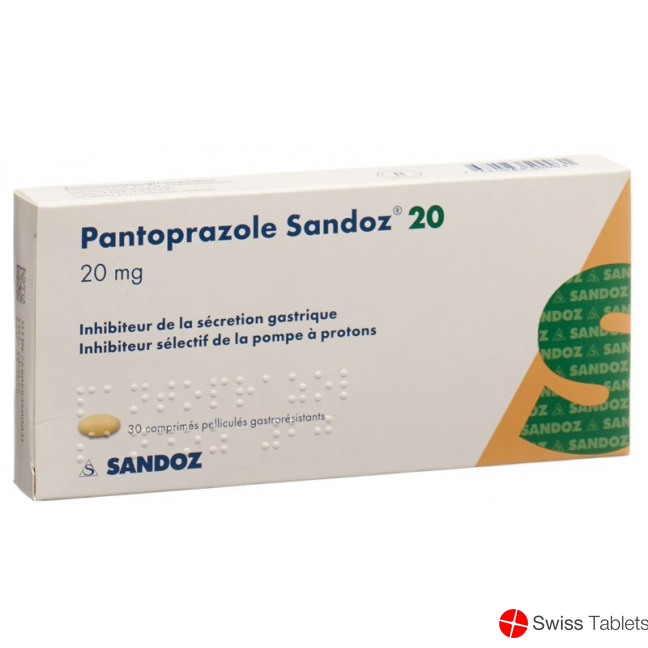 Pantoprazol Sandoz Tabletten 20mg 30 Stück buy online