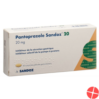Pantoprazol Sandoz 20 mg 60 tablets Pantoprazol Sandoz 20 mg 60 tablets