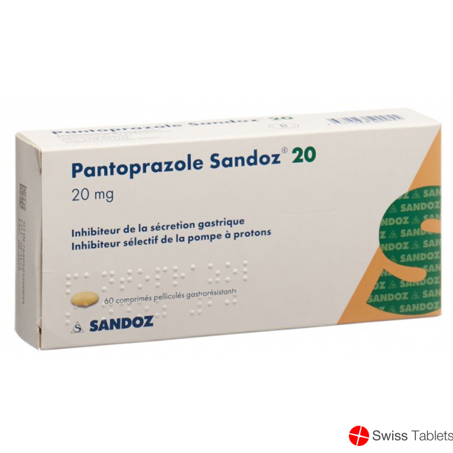Pantoprazol Sandoz Tabletten 20mg 60 Stück buy online