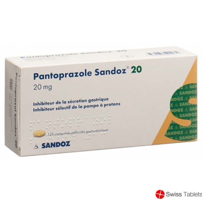 Pantoprazol Sandoz Tabletten 20mg 120 Stück buy online