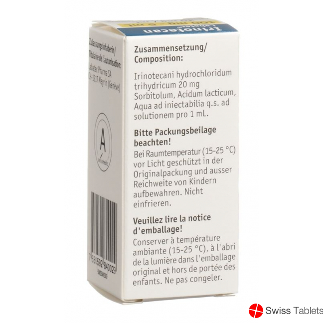 Irinotecan Labatec 100mg/5ml Durchstechflasche 5ml buy online