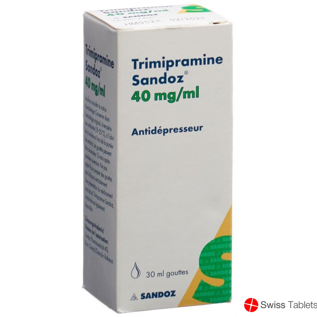 Trimipramin Sandoz Tropfen 40mg/ml 30ml buy online
