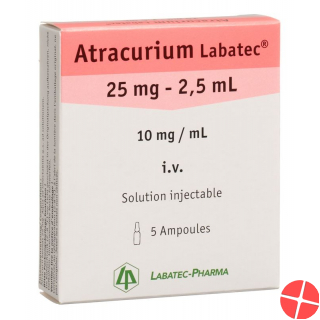 Atracurium Labatec 25mg/2.5ml 5 Ampullen 2.5ml