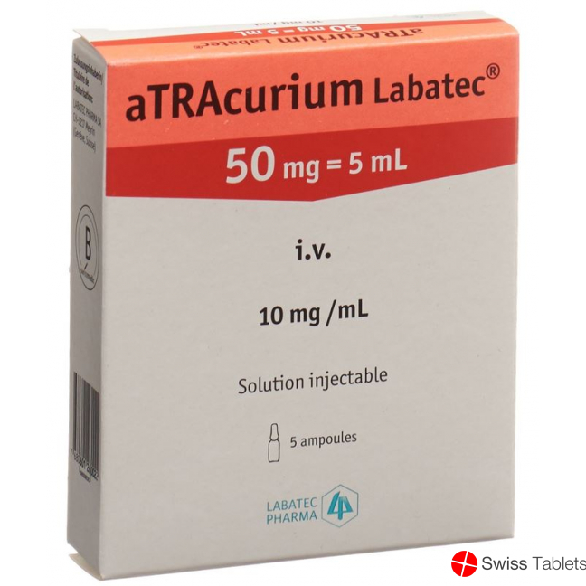 Atracurium Labatec 50mg/5ml 5 Ampullen 5ml buy online