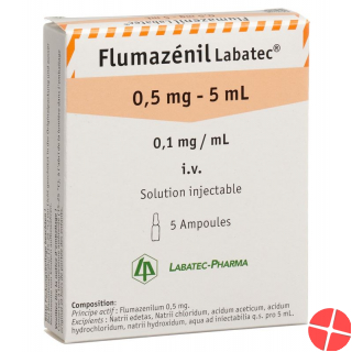 Flumazenil Labatec 0.5mg/5ml 5 Ampullen 5ml