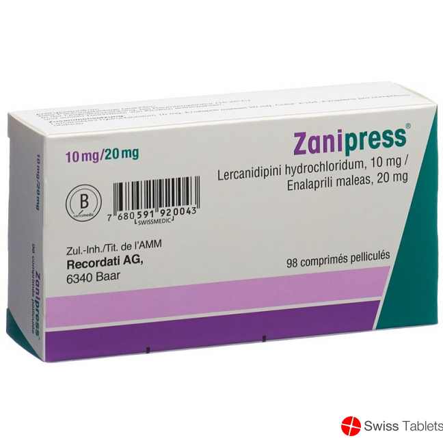 Zanipress Filmtabletten 10/20mg 98 Stück buy online