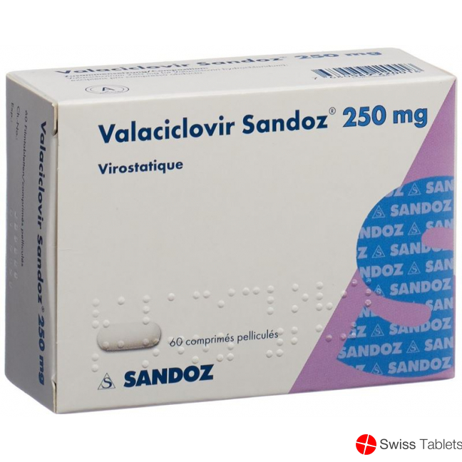 Valaciclovir Sandoz Filmtabletten 250mg 60 Stück buy online
