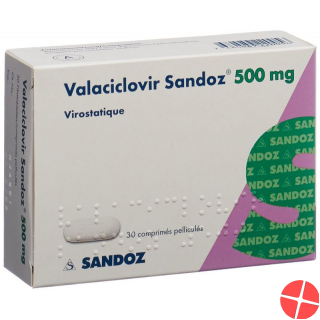 Valaciclovir Sandoz Filmtabletten 500mg 30 Stück