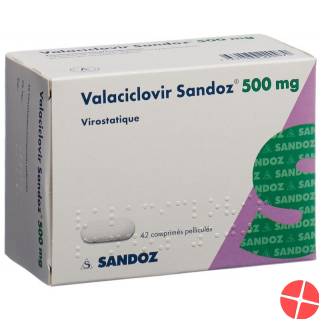 Valaciclovir Sandoz Filmtabletten 500mg 42 Stück