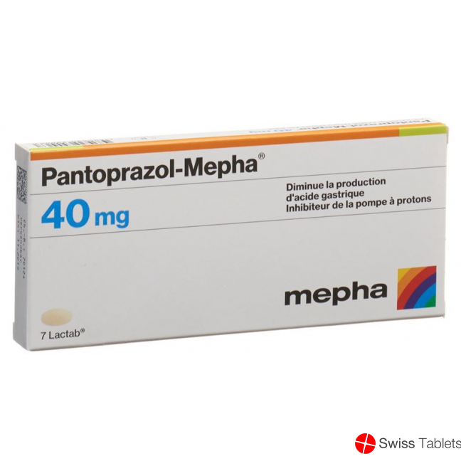Pantoprazol Mepha Lactabs 40mg 7 Stück buy online