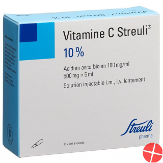 Vitamin C Streuli Injektionslösung 10% 10 Ampullen 5ml