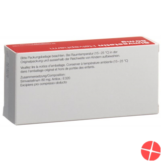 Simvastatin Helvepharm Filmtabletten 80mg 30 Stück