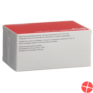 Simvastatin Helvepharm Filmtabletten 80mg 100 Stück