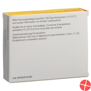 Valaciclovir Helvepharm Filmtabletten 500mg 10 Stück