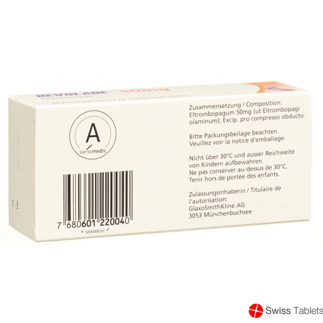 Revolade Filmtabletten 50mg 28 Stück buy online