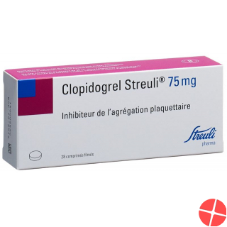 Clopidogrel Streuli Filmtabletten 75mg 28 Stück