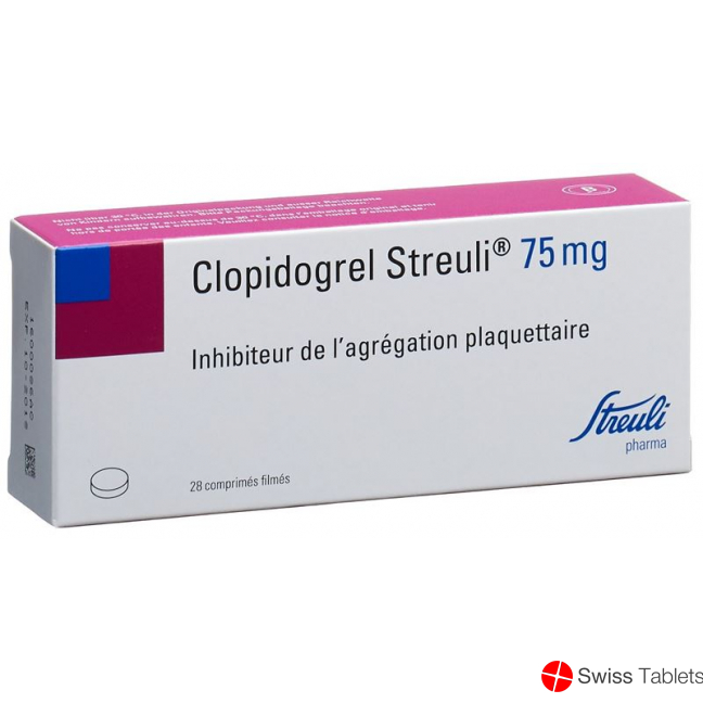 Clopidogrel Streuli Filmtabletten 75mg 28 Stück buy online
