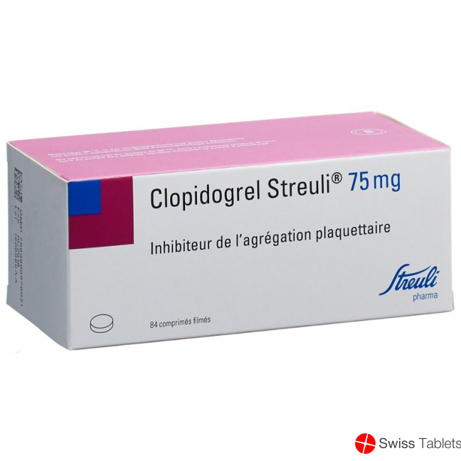 Clopidogrel Streuli Filmtabletten 75mg 84 Stück buy online