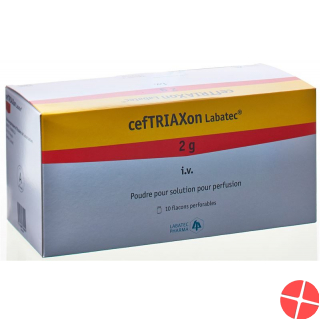 Ceftriaxon Labatec Trockensubstanz 2g Durchstechflasche 10 Stück
