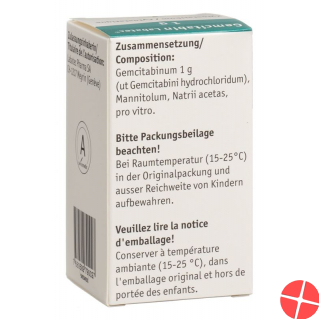 Gemcitabin Labatec Trockensubstanz 1g Durchstechflasche