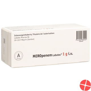 Meropenem Labatec 1g i.v. Durchstechflasche 10 Stück