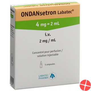 Ondansetron Labatec Infusionskonzentrat 4mg/2ml 5 Ampullen 2ml