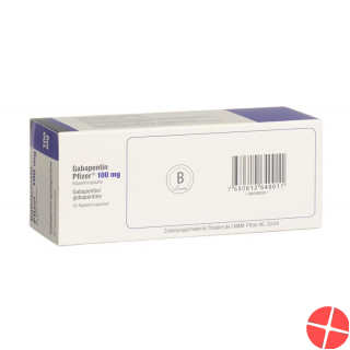 Gabapentin Pfizer Kapseln 100mg 50 Stück
