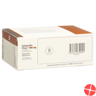 Gabapentin Pfizer Filmtabletten 800mg 100 Stück