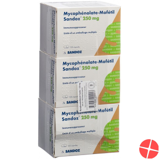 Mycophenolat Mofetil Sandoz Kapseln 250mg 300 Stück