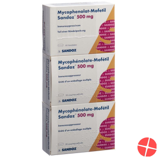 Mycophenolat Mofetil Sandoz 500mg 150 Stück