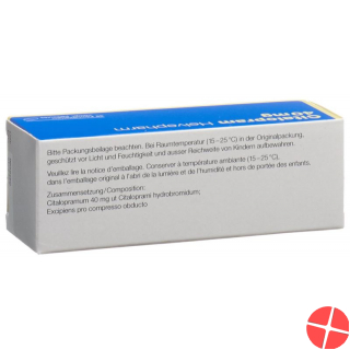 Citalopram Helvepharm Filmtabletten 40mg 98 Stück