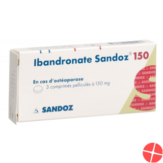 Ibandronat Sandoz Filmtabletten 150mg 3 Stück