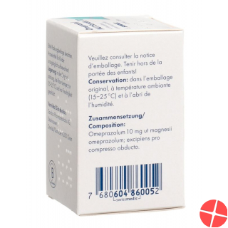 Omeprazol Mut Sandoz Filmtabletten 10mg Dose 14 Stück
