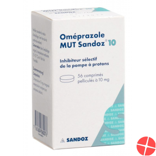 Omeprazol Mut Sandoz Filmtabletten 10mg Dose 56 Stück