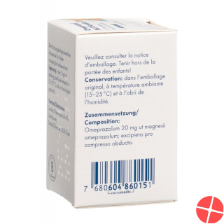 Omeprazol Mut Sandoz Filmtabletten 20mg Dose 14 Stück