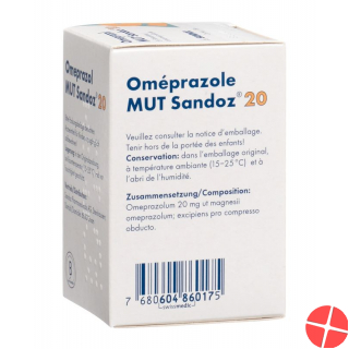 Omeprazol Mut Sandoz Filmtabletten 20mg Dose 56 Stück