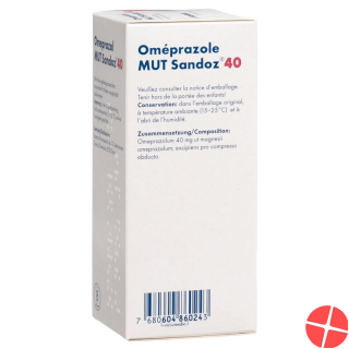Omeprazol Mut Sandoz Filmtabletten 40mg Dose 56 Stück
