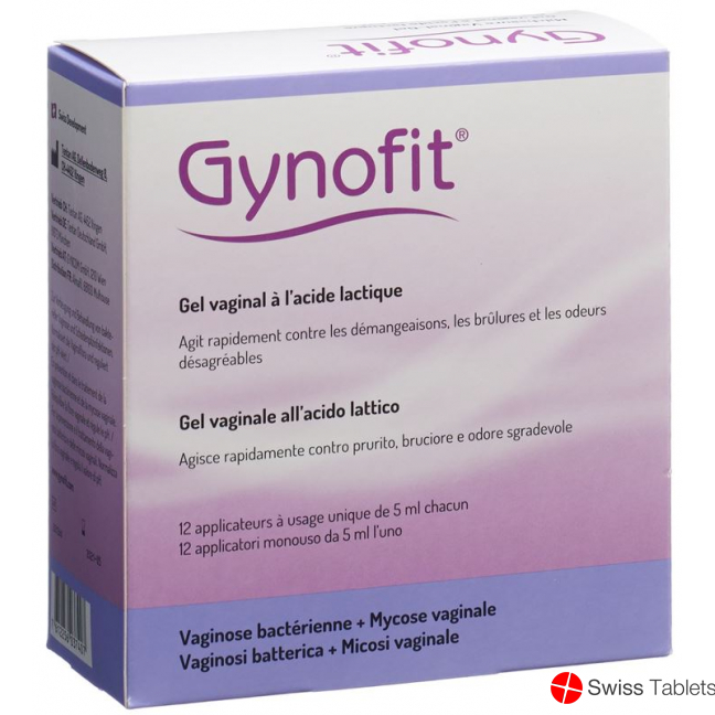 Gynofit Milchsäure Vaginalgel 12x 5ml buy online