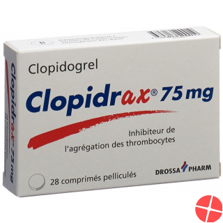 Clopidrax Filmtabletten 75mg 28 Stück