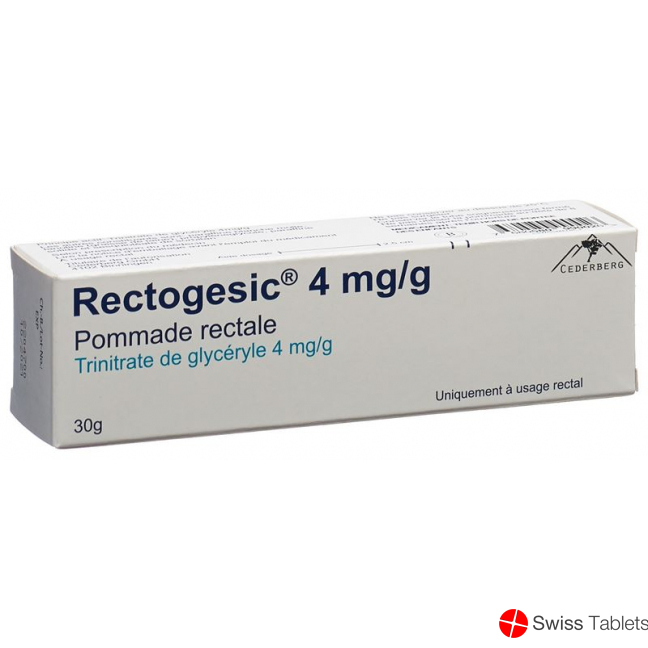Rectogesic Salbe 4mg/g Tube 30g buy online Rectogesic Salbe 4mg/g Tube 30g buy online