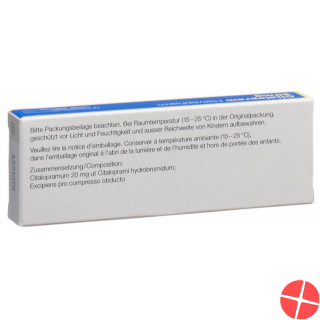 Citalopram Helvepharm Filmtabletten 20mg 14 Stück