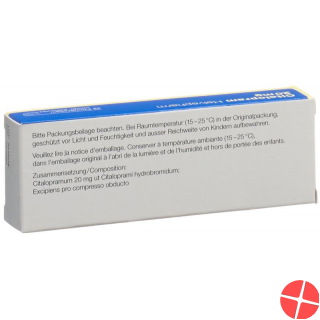 Citalopram Helvepharm Filmtabletten 20mg 28 Stück