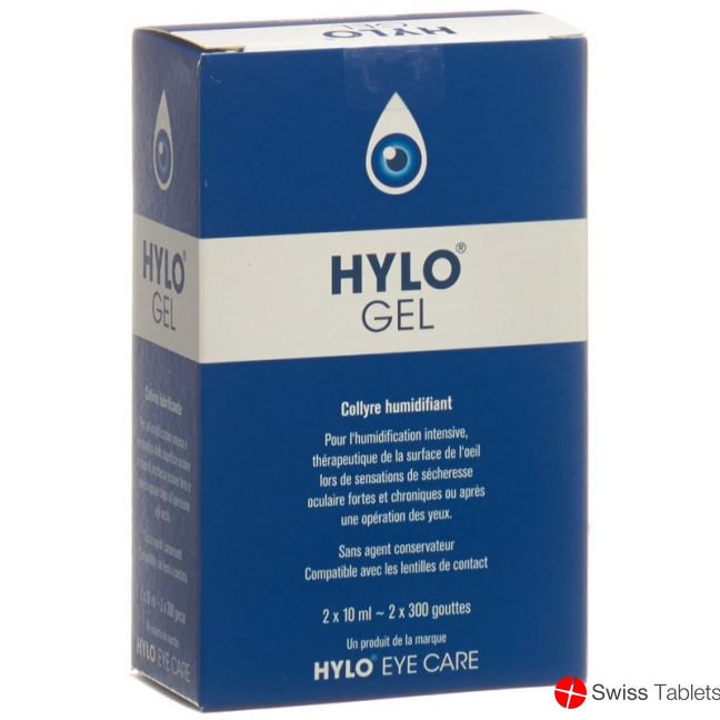 Hylo Gel Augentropfen 2x 10ml buy online
